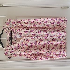 MOD LUSIVE WOMEN'S PLUS SIZE PINK FLORAL SLEEVELESS SUMMER TOP SIZE 3X